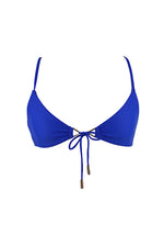 Royal Blue Sustainable Luxury Bikini Top recycled