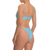 Baby Blue sustainable adjustable bikini bottom all body types